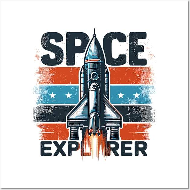 Space Explorer Wall Art by Vehicles-Art